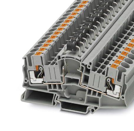 PTME 6-DIO P1000Y/L-R HV DIN RAIL TB, PUSH IN, 2POS, 20-10AWG PHOENIX CONTACT