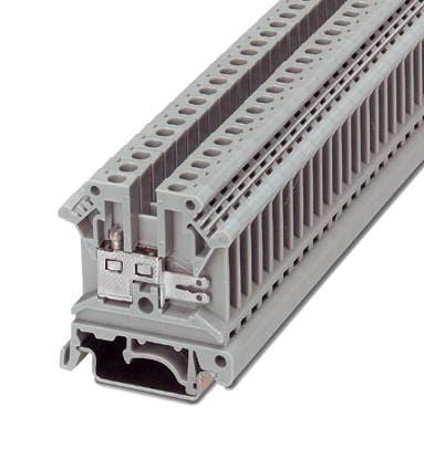 UK  4-FSR(2-2,8-0,8) DIN RAIL TB, SLIP-ON, 2POS, 24-12AWG PHOENIX CONTACT