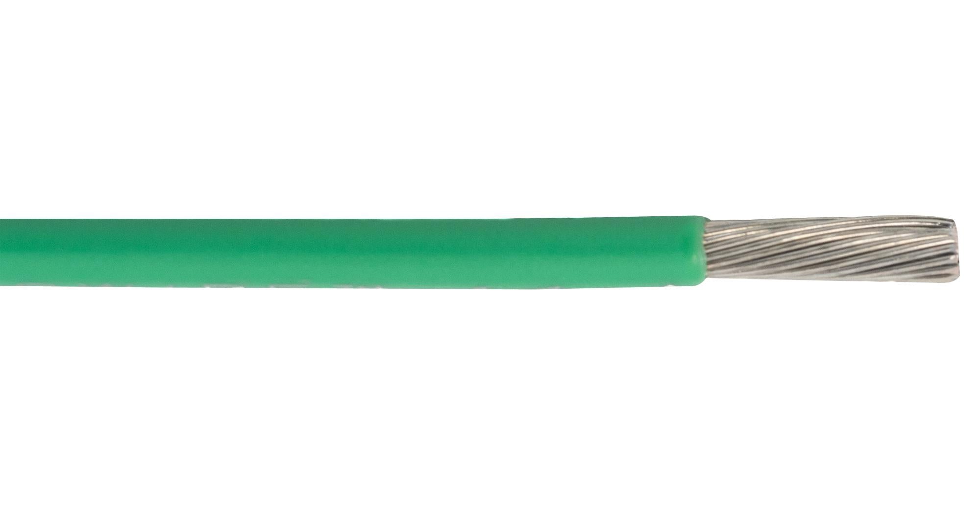 67150 GR HOOK-UP WIRE, 1.5MM2, GREEN, PER M ALPHA WIRE