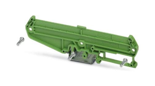 UM108-SEFE/R SIDE ELEMENT W/FOOT, 107.5MM, PA, GREEN PHOENIX CONTACT