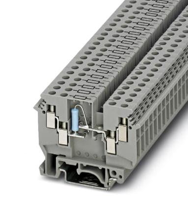 UDK 4-DUR 499 TERM BLOCK, DIN RAIL, 4WAY, 4MM2, SCREW PHOENIX CONTACT