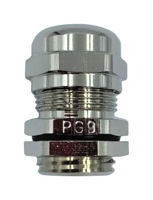 PELB0206 CABLE GLAND, BRASS/PA66/NBR, 11MM-14MM PRO ELEC
