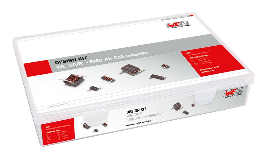 74491 DESIGN KIT, FERRITE BEAD AND AIR COIL WURTH ELEKTRONIK