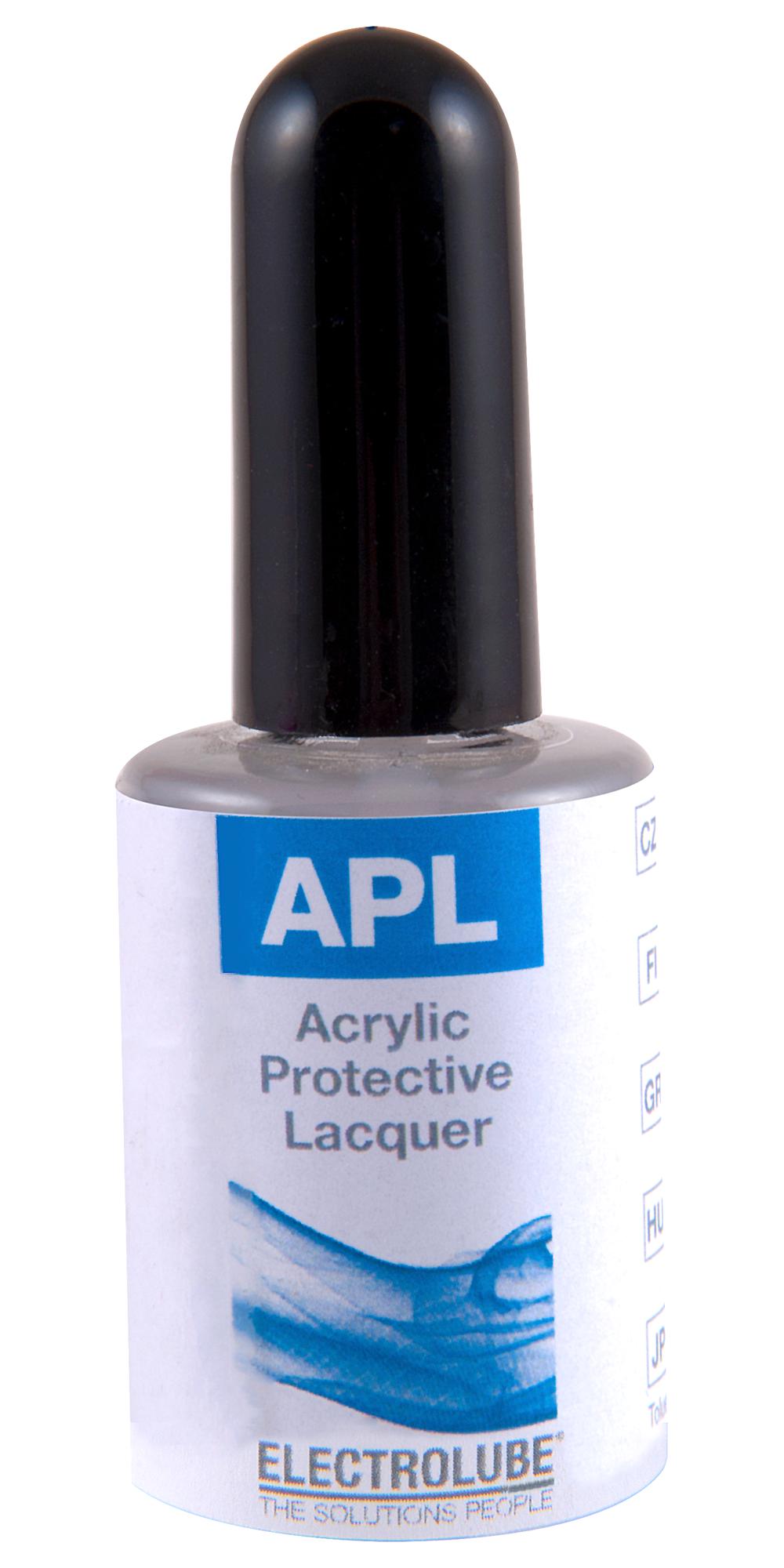 APL15ML ACRYLIC PROTECTIVE LACQUER, BOTTLE, 15ML ELECTROLUBE