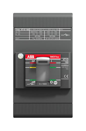 1SDA068208R1 THERMAL MAG CKT BREAKER, 160A, 3P, 690V ABB