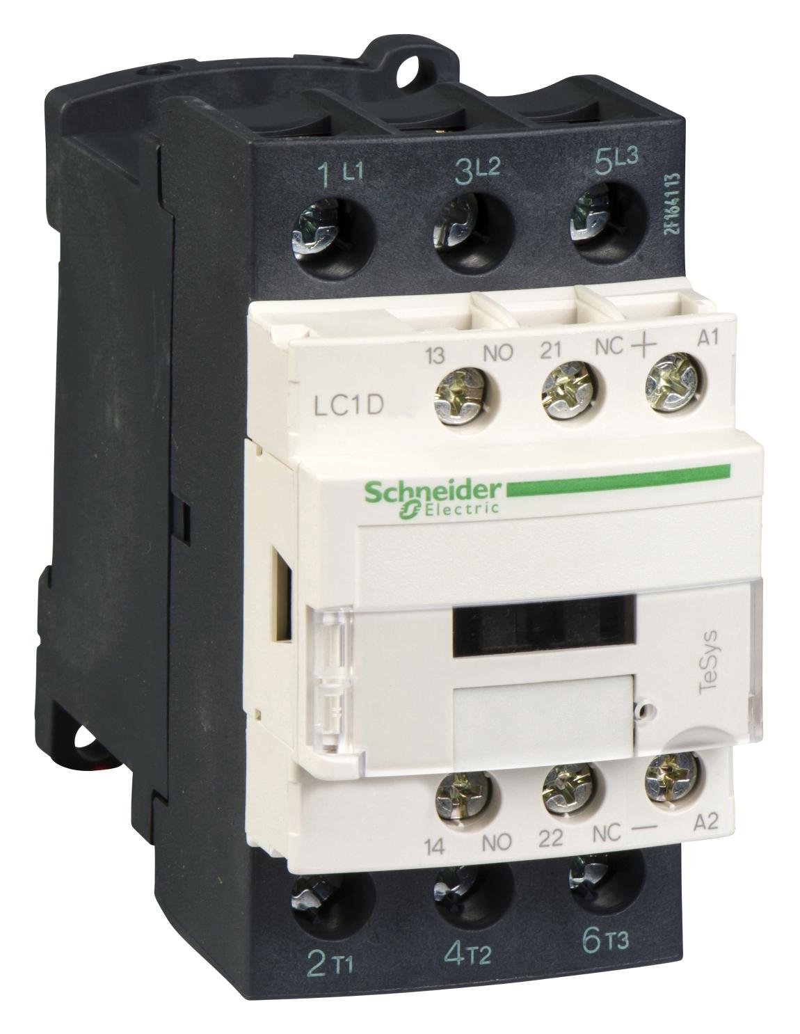 LC1D326BDS207 CONTACTOR, 3PST-NO, 24V, DIN RAIL/PANEL SCHNEIDER ELECTRIC