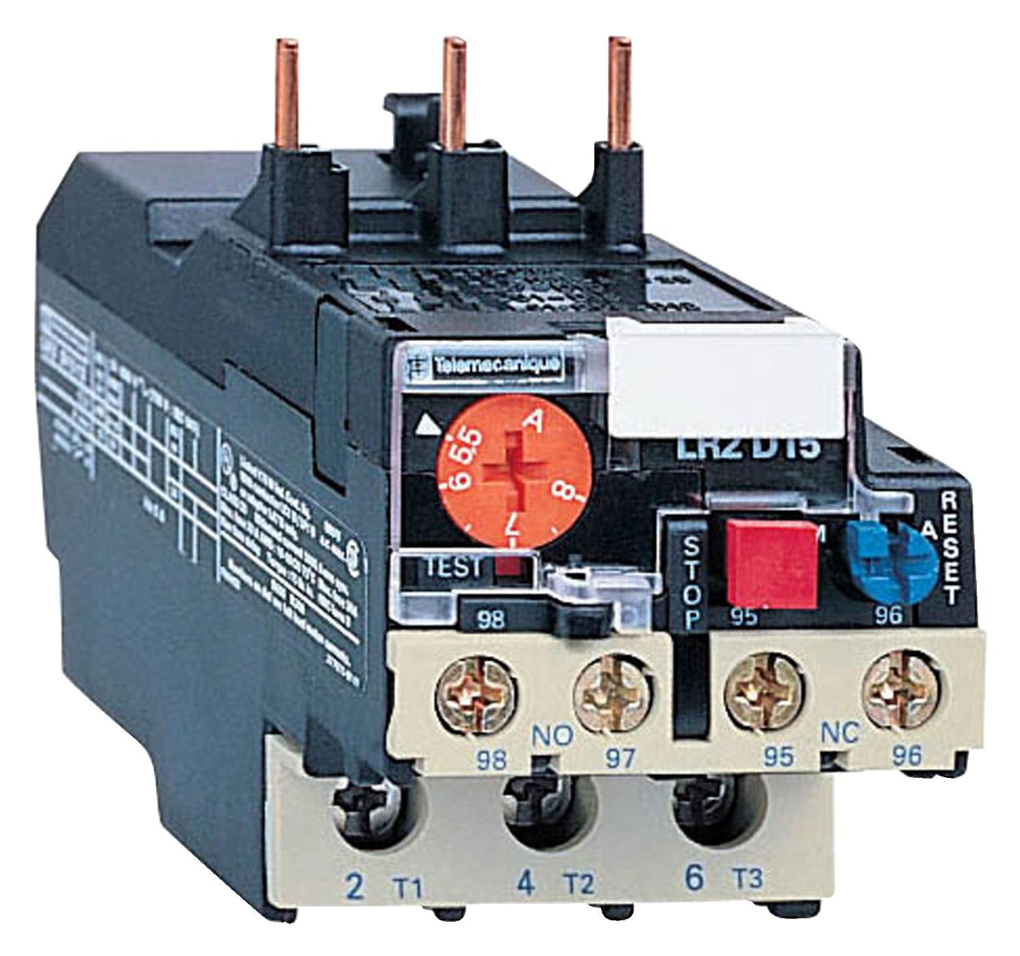 LRD1510 THERMAL OVERLOAD RELAY, 4A-6A, 690VAC SCHNEIDER ELECTRIC