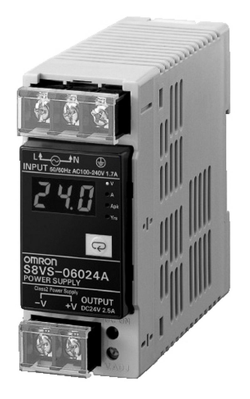 S8VS-06024A POWER SUPPLY, AC-DC, 24V, 2.5A OMRON