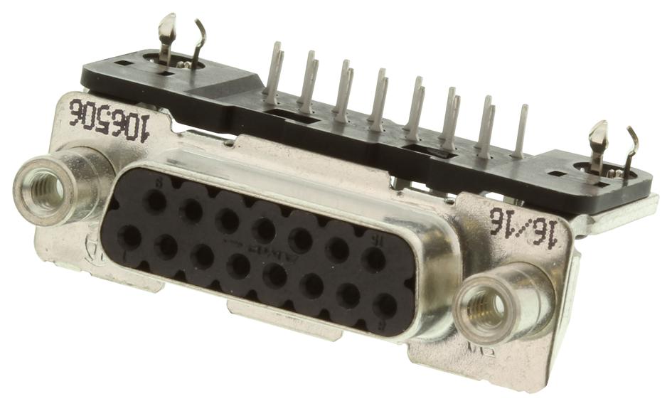 3-106506-2 SOCKET, D, 40-40UNC, 15WAY AMP - TE CONNECTIVITY