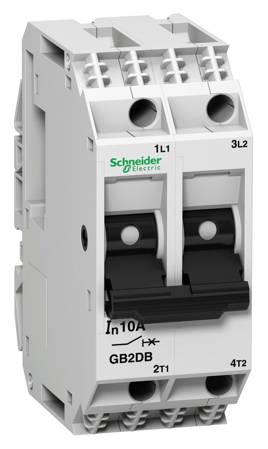 GB2DB16 2-POLE CIRCUIT BREAKER 10A SCHNEIDER ELECTRIC