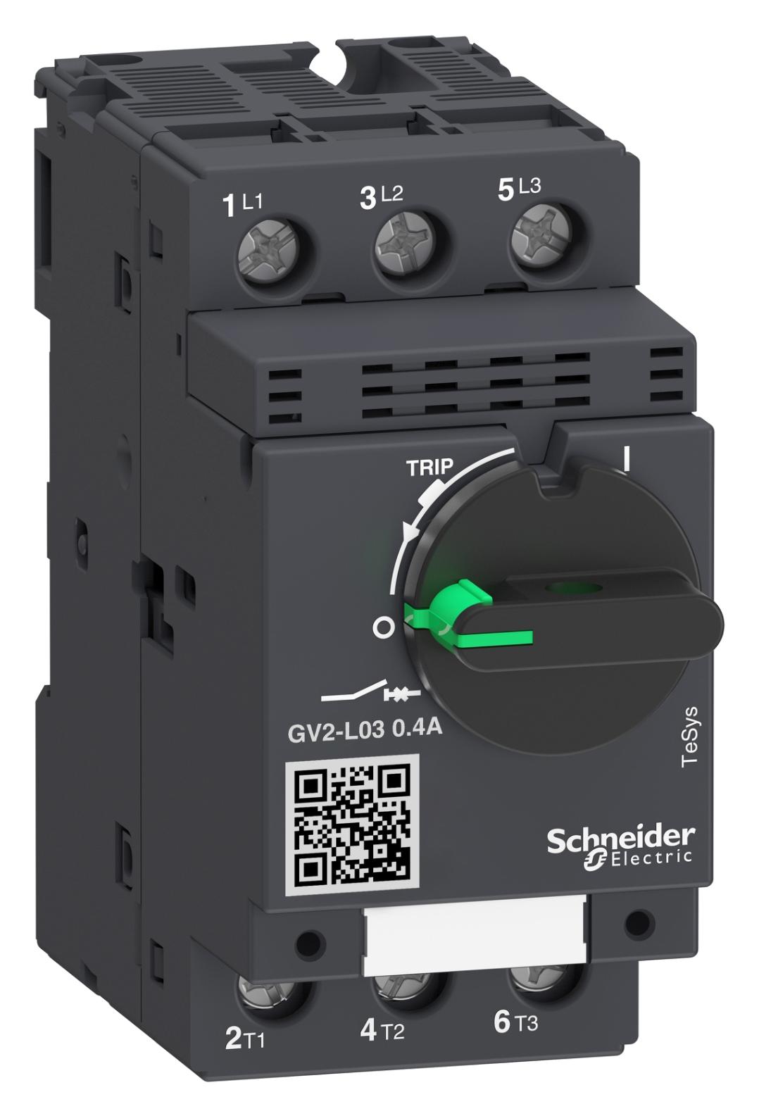 GV2L03 THERMAL MAGNETIC CIRCUIT BREAKER SCHNEIDER ELECTRIC