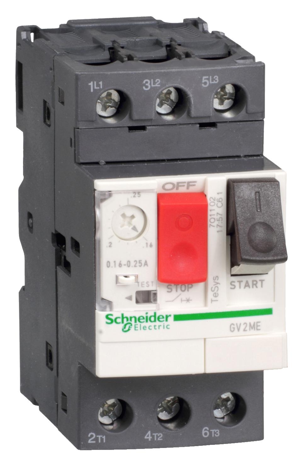 GV2ME21TQ THERMAL MAGNETIC CIRCUIT BREAKER SCHNEIDER ELECTRIC