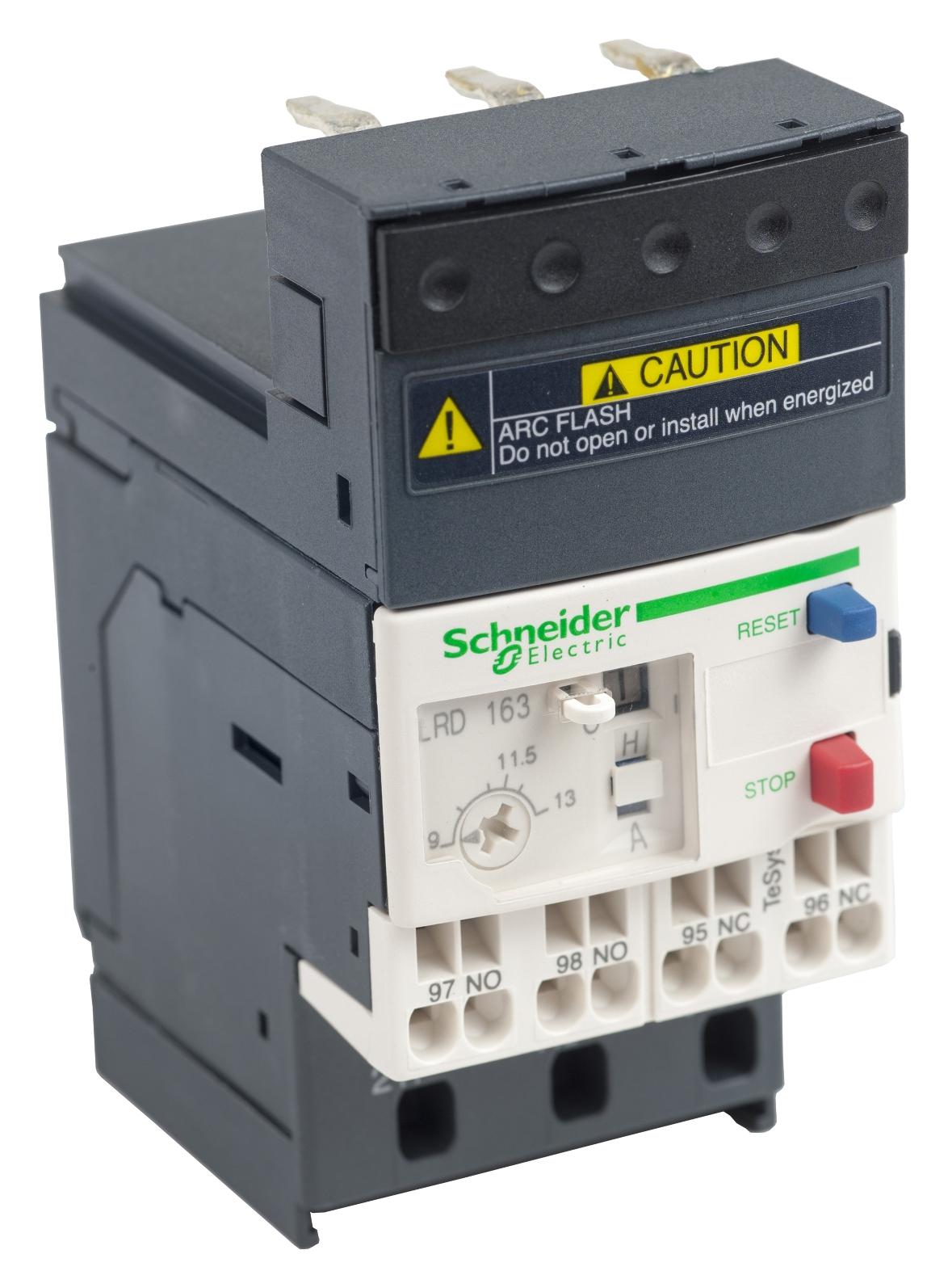 LRD163 THERMAL OVERLOAD RELAY, 9A-13A, 690VAC SCHNEIDER ELECTRIC