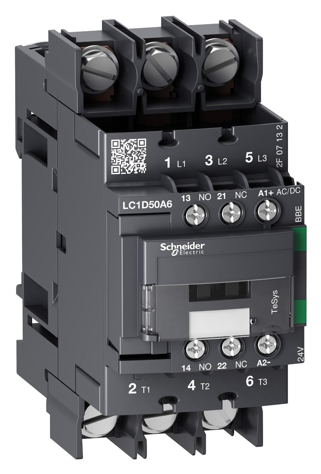 LC1D50A6BBE CONTACTORS SCHNEIDER ELECTRIC