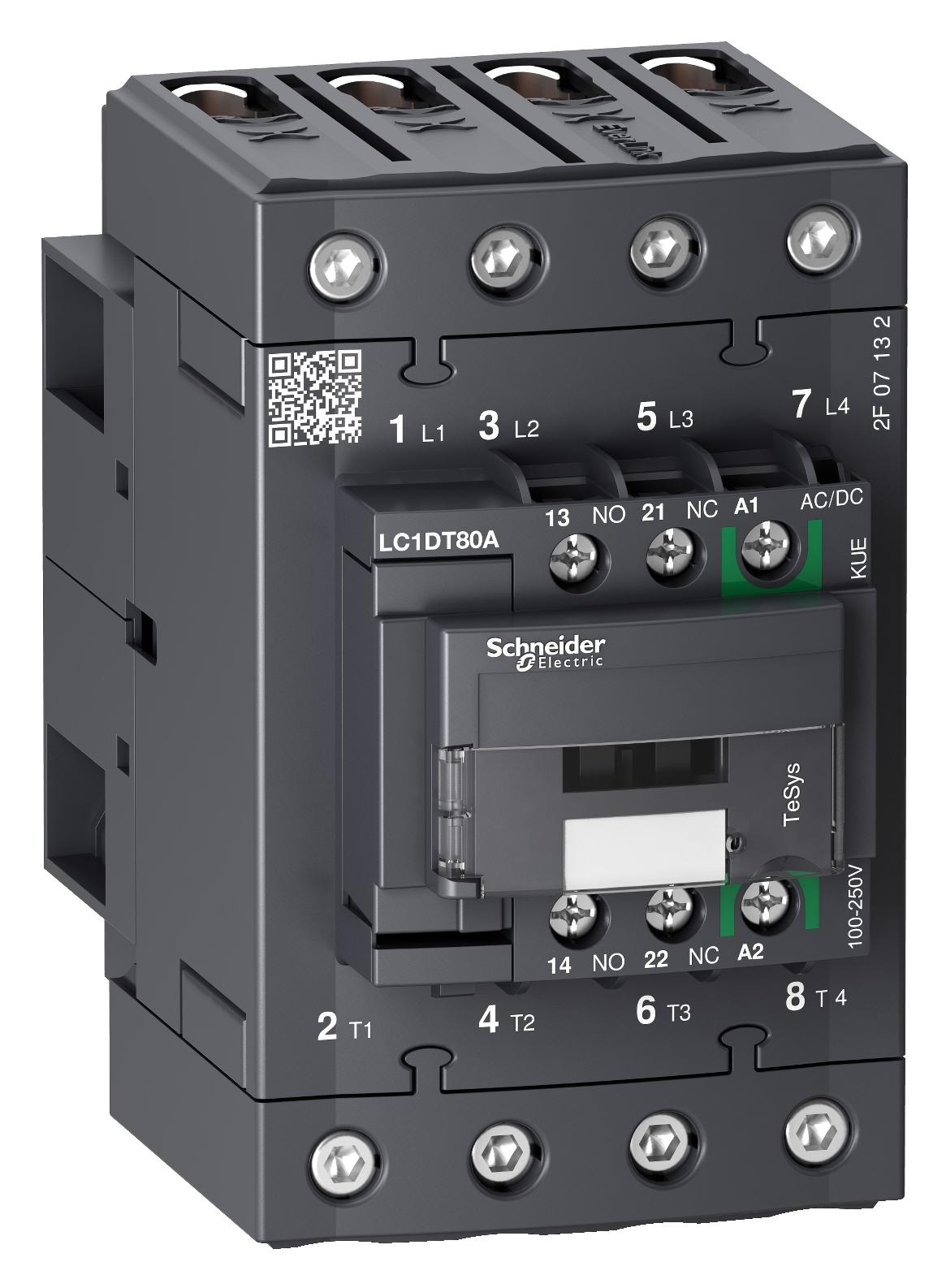 LC1DT80AKUE CONTACTORS SCHNEIDER ELECTRIC