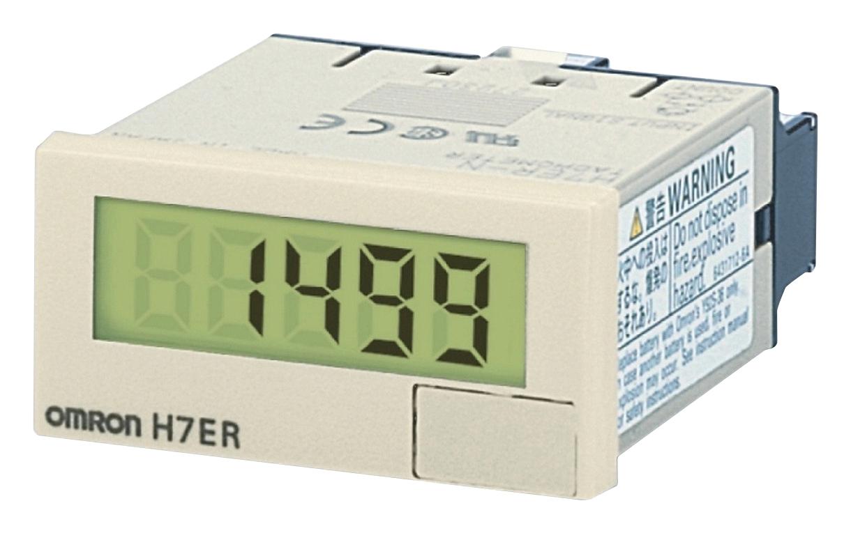 H7ER-NV1 TACHOMETER, 5-DIGIT, 8.6MM, 7-SEG LCD OMRON