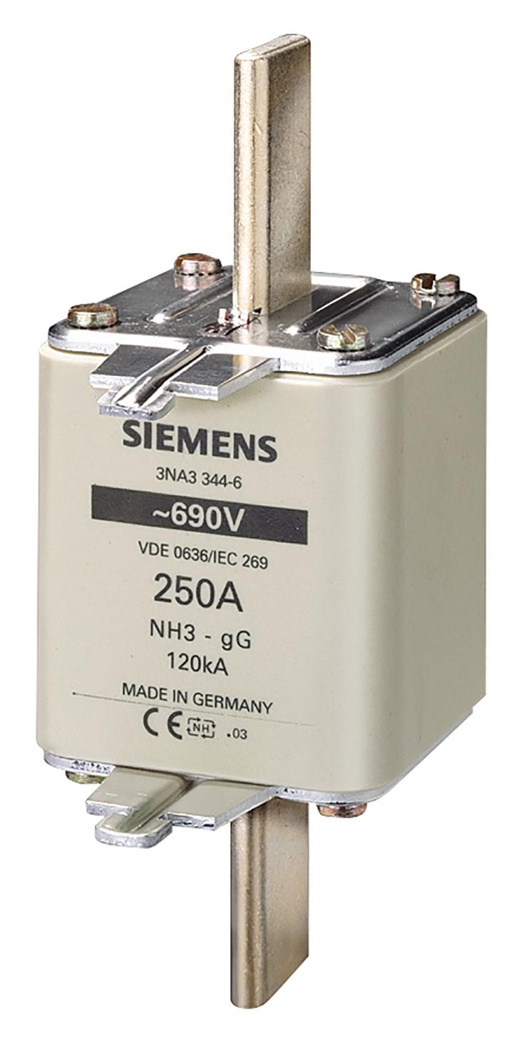 3NA3352-6 HRC FUSE, 315A, 690VAC/440VDC, BLADE TAG SIEMENS