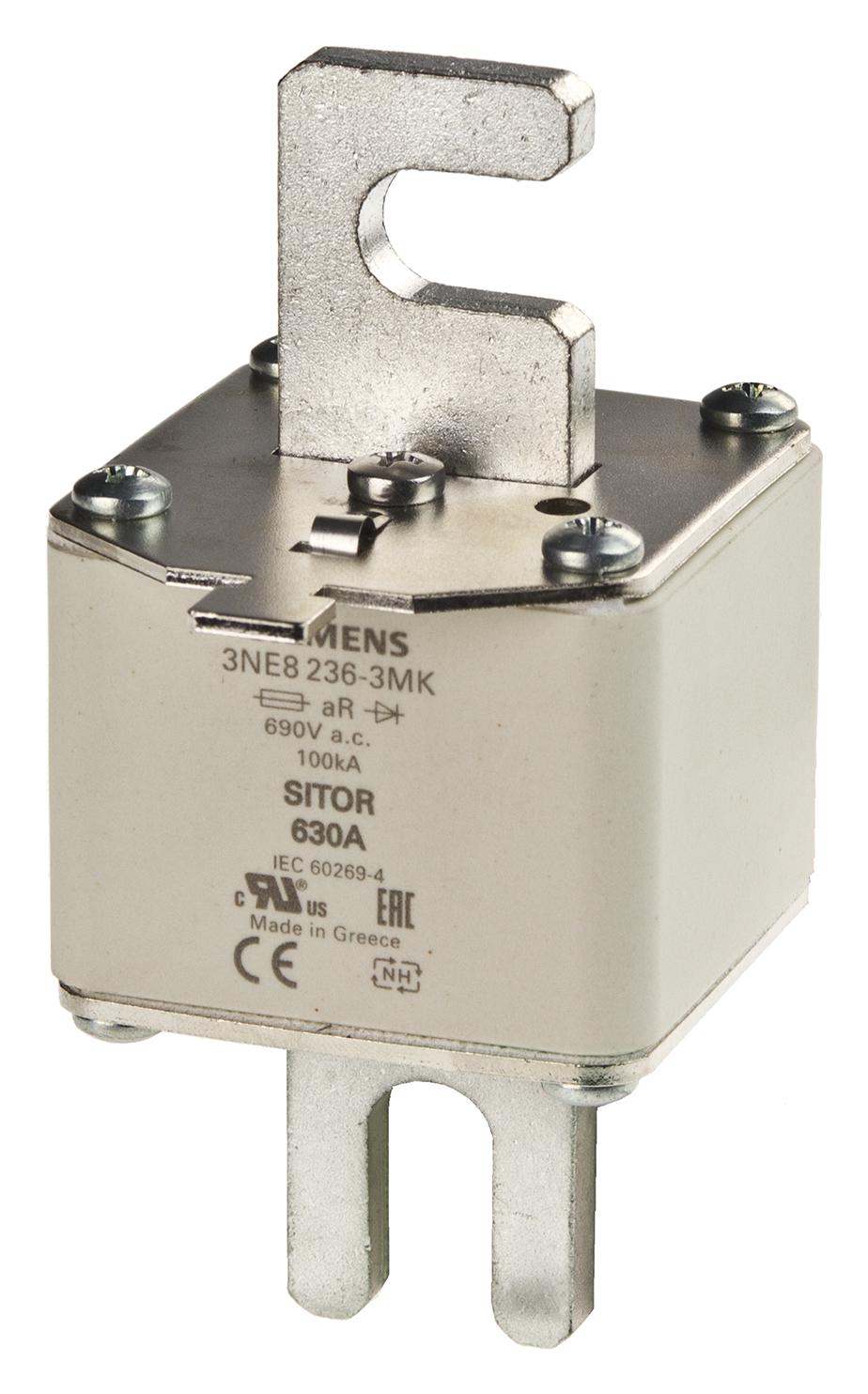 3NE8231-3MK HRC FUSE, 350A, 690VAC, 440VDC, BLADE SIEMENS