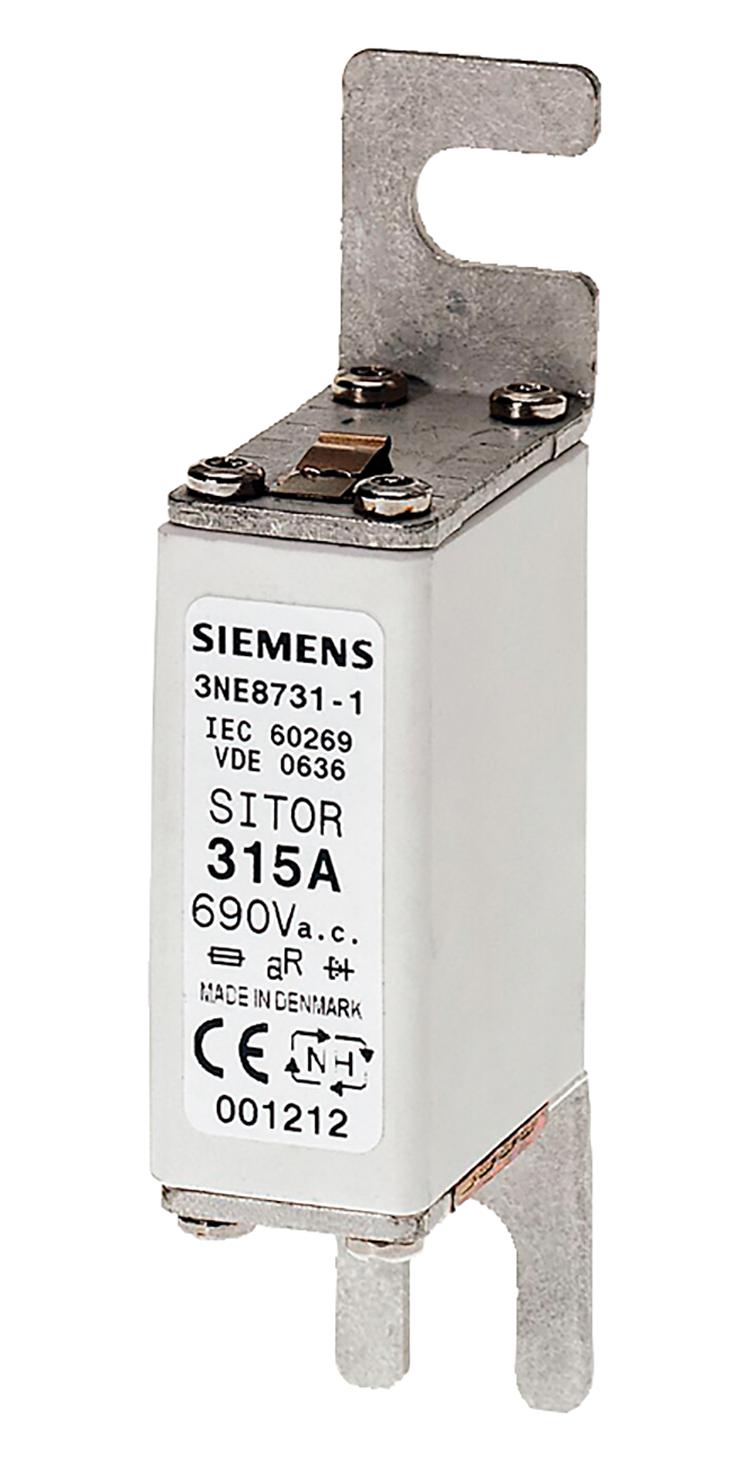 3NE8722-1 HRC FUSE, 125A, 690VAC, 440VDC, BOLTED SIEMENS