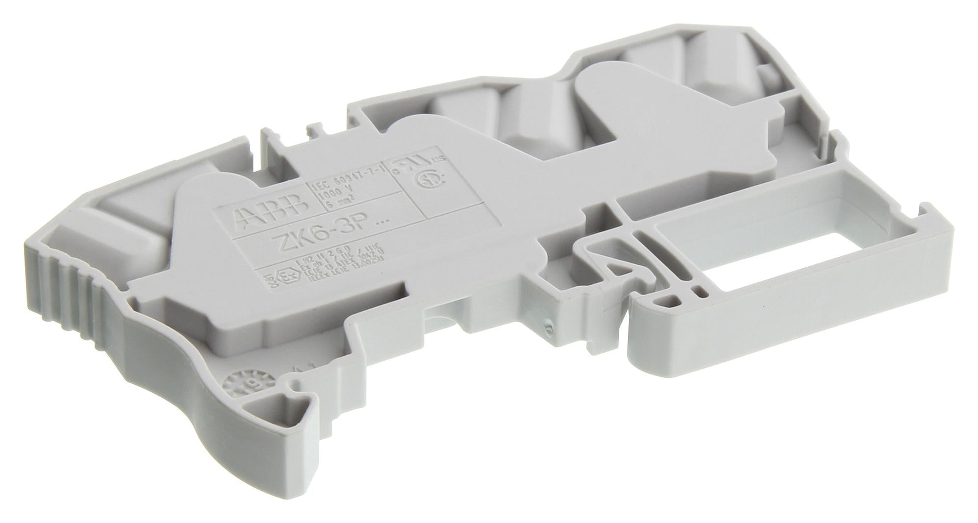 1SNK708011R0000 TERMINAL BLOCK, DINRAIL, 3POS, 8AWG ENTRELEC - TE CONNECTIVITY