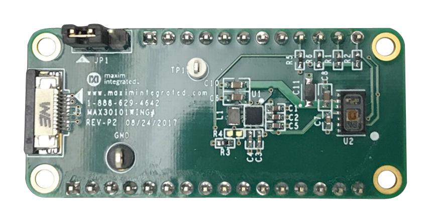 MAX30101WING# DEV BOARD, OXIMETER & HEART RATE MONITOR MAXIM INTEGRATED / ANALOG DEVICES