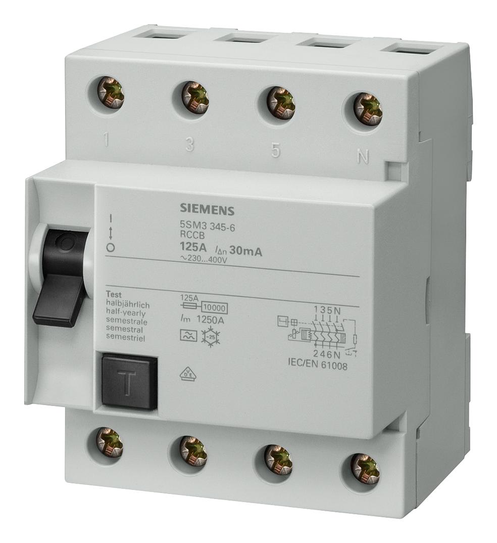 5SM3645-6 RCBO, RCD, GFCI, AFDD CIRCUIT BREAKERS SIEMENS