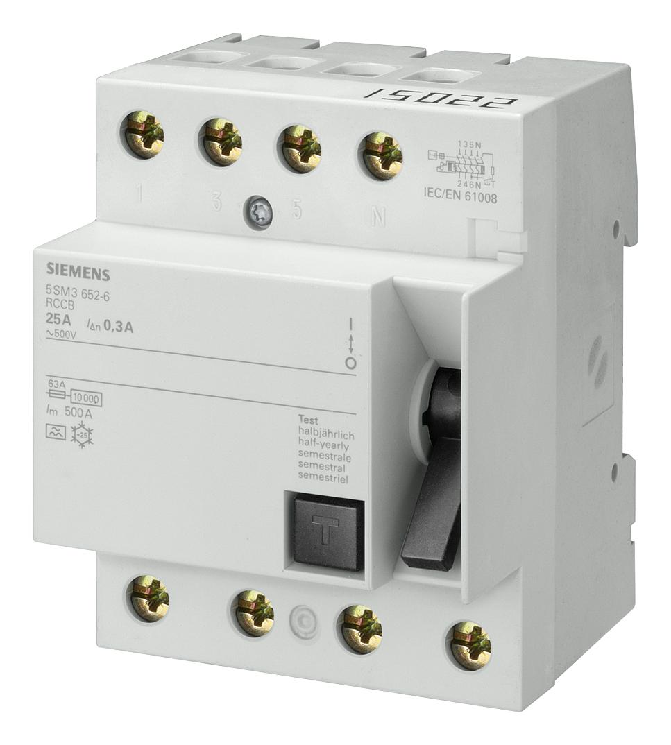 5SM3448-6 RCBO, RCD, GFCI, AFDD CIRCUIT BREAKERS SIEMENS