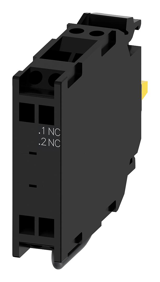 3SU1400-1AA10-3HA0 SW CONTACT BLOCK, 1P, 10A, 110VAC/SPRING SIEMENS