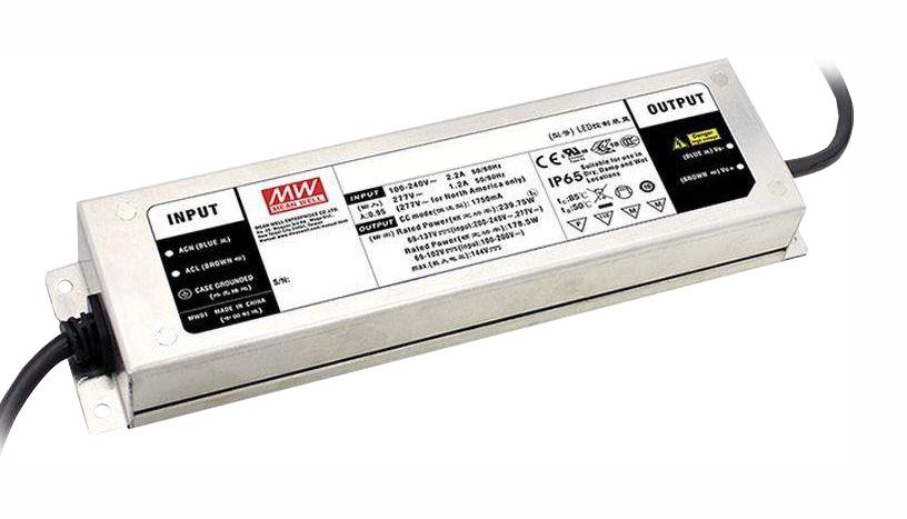 ELG-240-C1050A-3Y LED DRIVER, CONSTANT CURRENT, 239.4W MEAN WELL