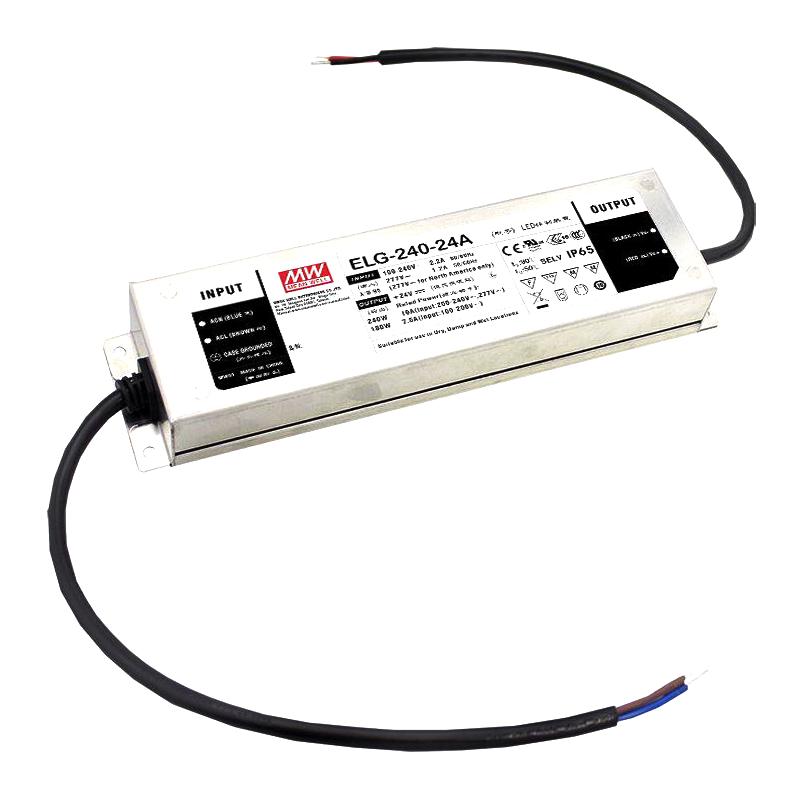 ELG-240-C1050D23Y LED DRIVER, CONSTANT CURRENT, 239.4W MEAN WELL
