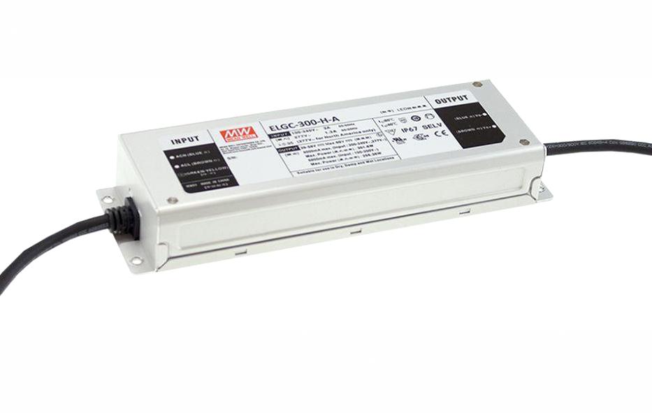 ELGC-300-H-A LED DRIVER, CONSTANT CURRENT/VOLT, 301W MEAN WELL