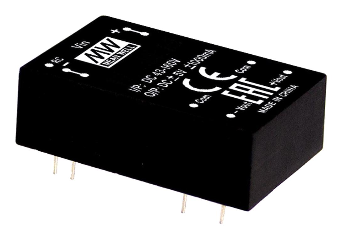 RDDW10H-05 DC-DC CONVERTER, 2 O/P, 10W MEAN WELL