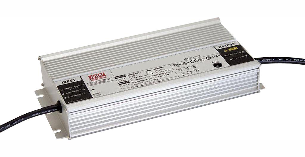 HLG-480H-C1400A LED DRIVER, CONSTANT CURRENT, 480W MEAN WELL