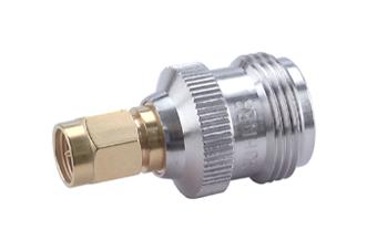 33_SMA-N-50-1/1--_UE RF ADAPTER, SMA PLUG-N JACK, 50 OHM HUBER+SUHNER