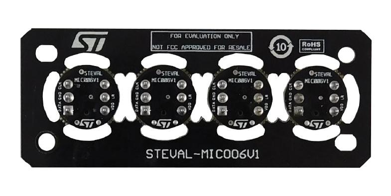 STEVAL-MIC006V1 MICROPHONE COUPON BOARD, DIGITAL MEMS STMICROELECTRONICS
