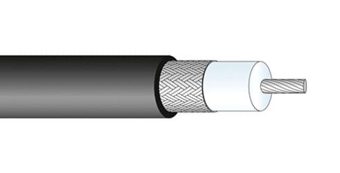 22511579 COAX CABLE WIRE, 2.8MM, 50 OHM, 1M HUBER+SUHNER