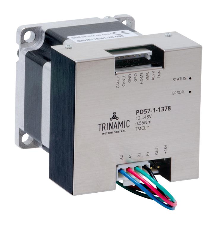 PD57-1-1378-TMCL STEPPER MOTOR, 12-52VDC, 3A TRINAMIC / ANALOG DEVICES