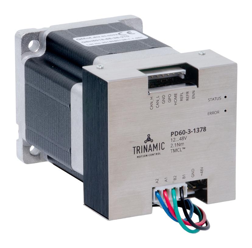 PD60-3-1378-TMCL STEPPER MOTOR, 12-52VDC, 3A TRINAMIC / ANALOG DEVICES