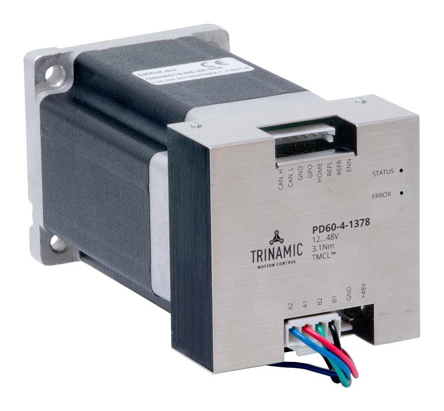PD60-4-1378-TMCL STEPPER MOTOR, 12-52VDC, 3A TRINAMIC / ANALOG DEVICES