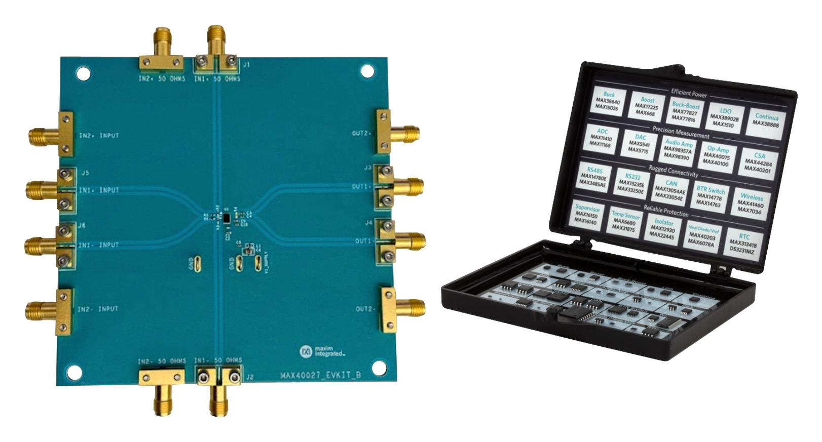 MAX40027EVKIT#/MAXESSENTIAL01+ EVALUATION KIT, COMPARATOR MAXIM INTEGRATED / ANALOG DEVICES