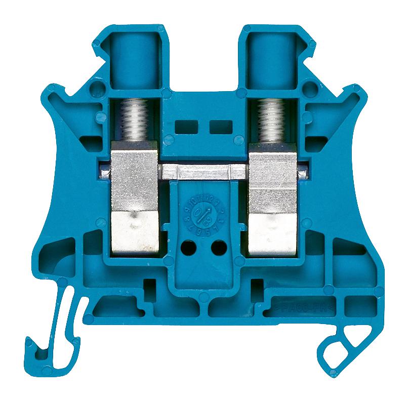 8WH1000-0AH01 TERMINAL BLOCK, DIN RAIL, 2POS, 6MM2 SIEMENS
