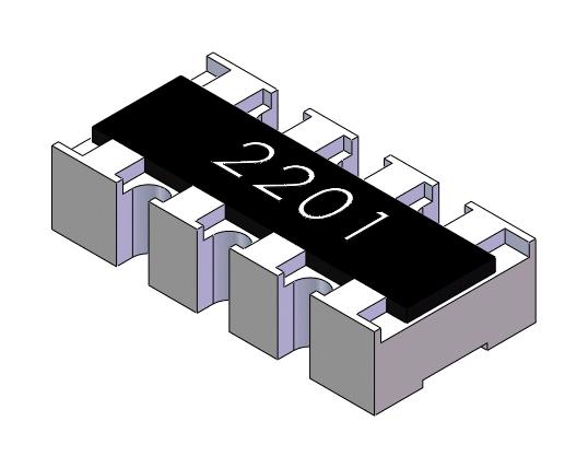 MP005579 RES N/W, ISOLATED, 100R, 0.063W, 0804 MULTICOMP PRO