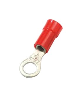 7TCI029670R0159 TERMINAL, RING TONGUE, #4, 1.5MM2, RED ABB