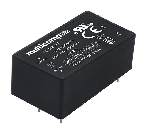 MP-LD10-23B24R2 POWER SUPPLY, AC-DC, 24V, 0.41A MULTICOMP PRO