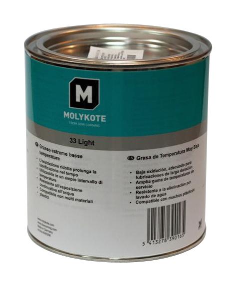 MOLYKOTE 33L, 1KG 33 LIGHT GREASE, CAN, 1KG MOLYKOTE