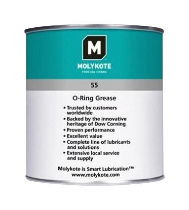 MOLYKOTE 55, 1KG 55 O-RING GREASE, CAN, 1KG MOLYKOTE
