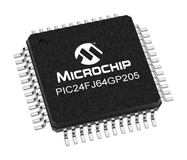 PIC24FJ64GP205-I/PT MCU, 16BIT, 32MHZ, TQFP-48 MICROCHIP