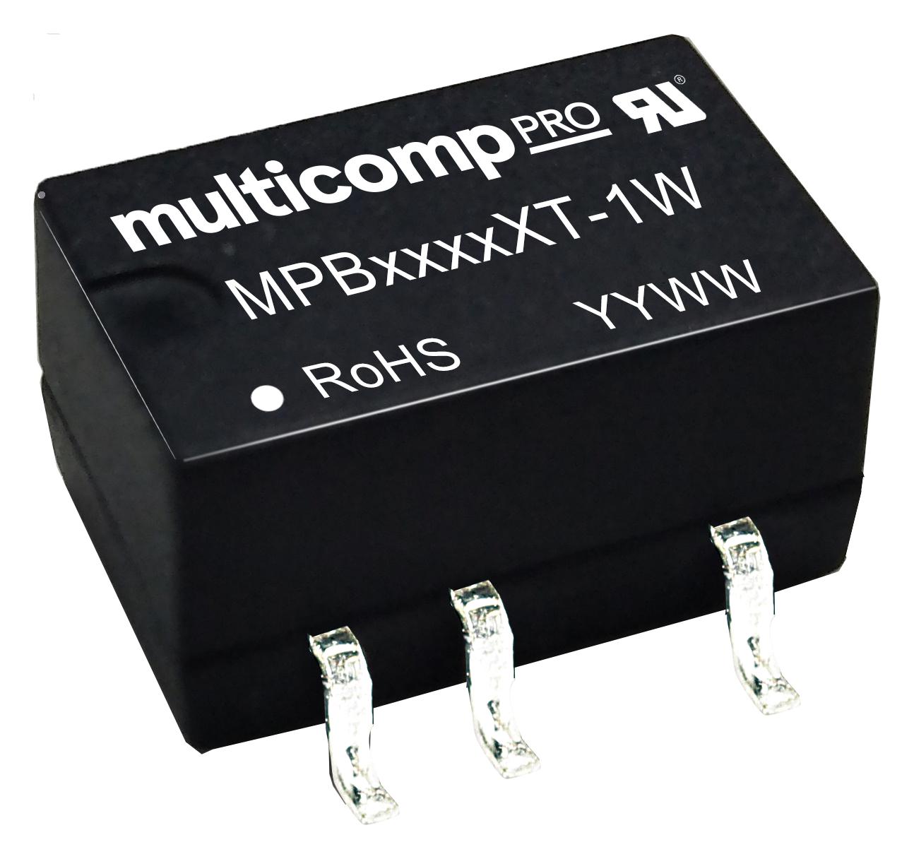 MPB0524XT-1W DC-DC CONVERTER, 24V, 0.042A MULTICOMP PRO