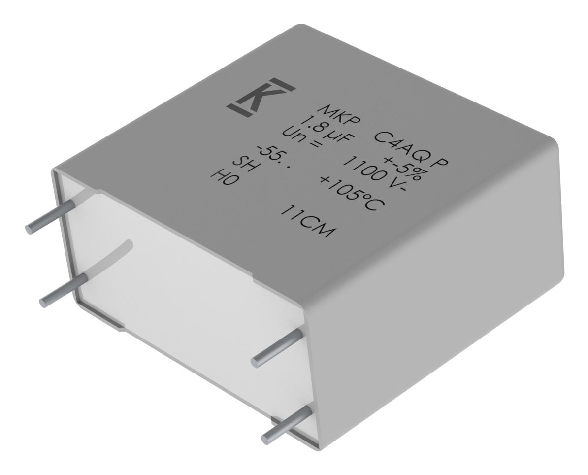 C4AQQLW5100P38J CAP, AEC-Q200, 10UF, 1.1KV, FILM, RADIAL KEMET