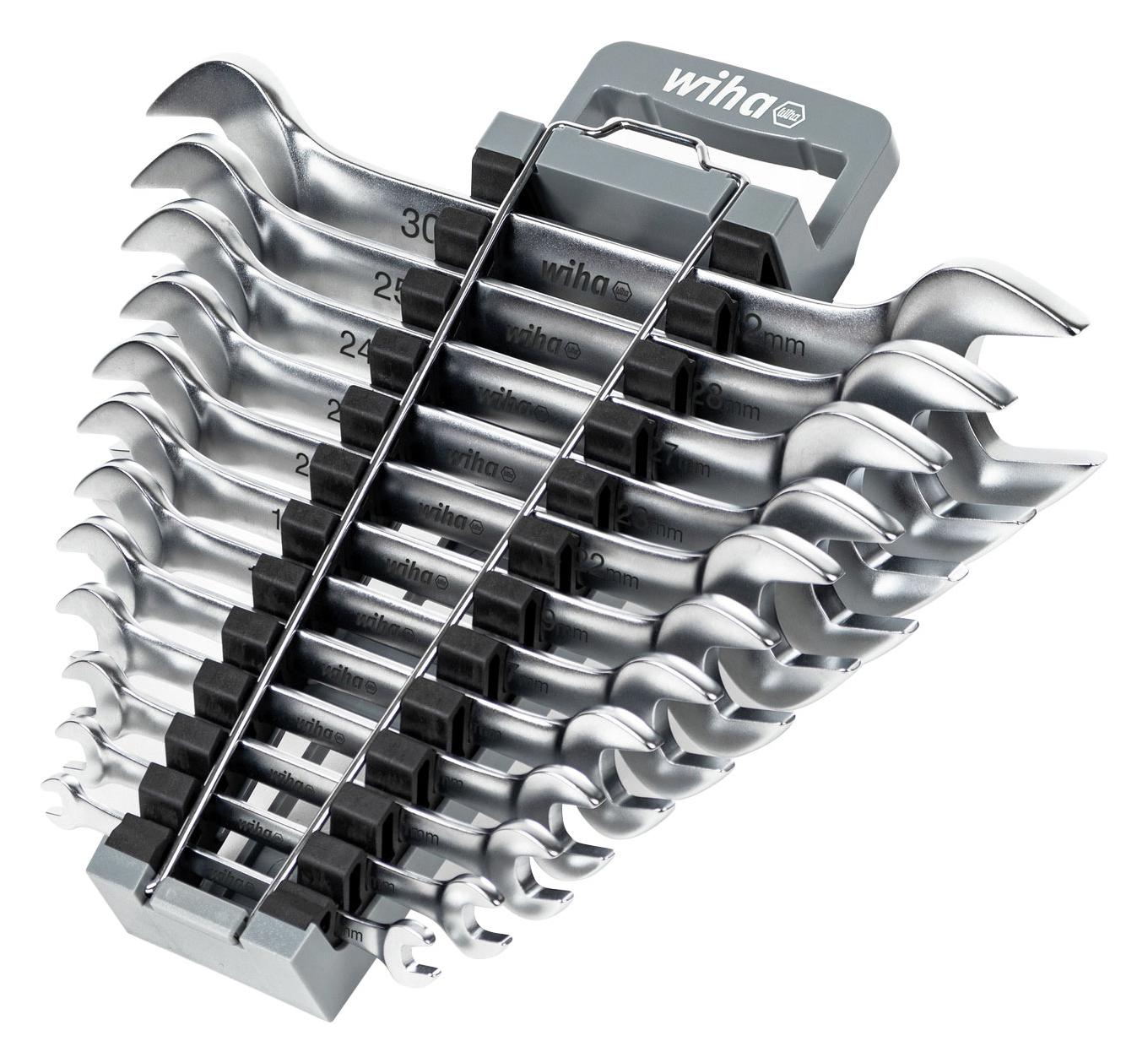 44753 DOUBLE OPEN-END SPANNER SET, 13PC WIHA